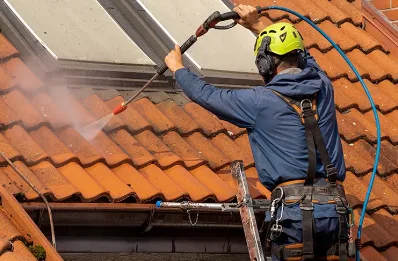 Démoussage et hydrofuge de toiture à Onglières
